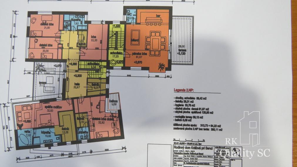 NOVÁ CENA - okr. SENEC - KRÁĽOVÁ PRI SENCI – NA PREDAJ – PRE NÁROČNÝCH rozostavaný rodinný dom v centre obce s veľkým pozemkom vyše 23á