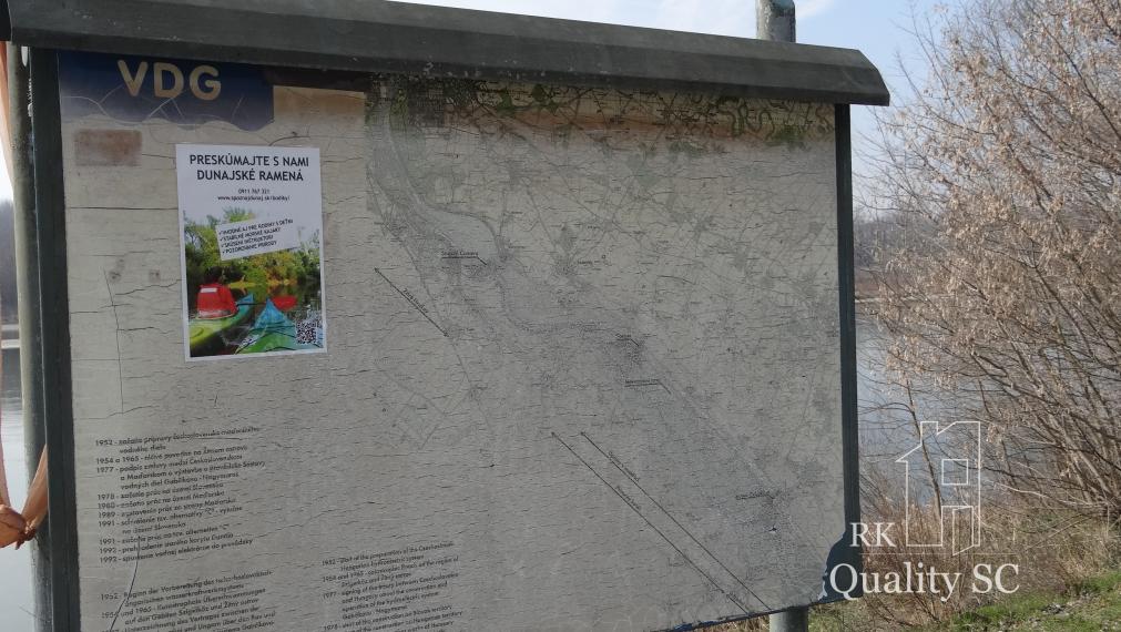 NOVÁ CENÁ !! GABČÍKOVO - NA PREDAJ rekreačný a lesný pozemok v panenskej prírode pri starom koryte Dunaja starý prístav okr. Dunajská Streda