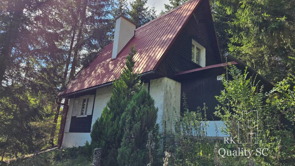 NOVÁ CENA !! Kysuce - Obec Klokočov časť Vrchpredmier - EXKLUZÍVNE NA PREDAJ 3 izbová murovaná rekreačná chata v lone prírody