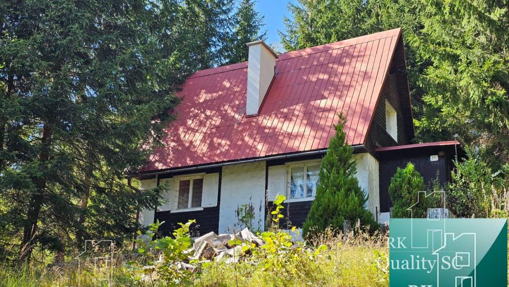 NOVÁ CENA !! Kysuce - Obec Klokočov časť Vrchpredmier - EXKLUZÍVNE NA PREDAJ 3 izbová murovaná rekreačná chata v lone prírody