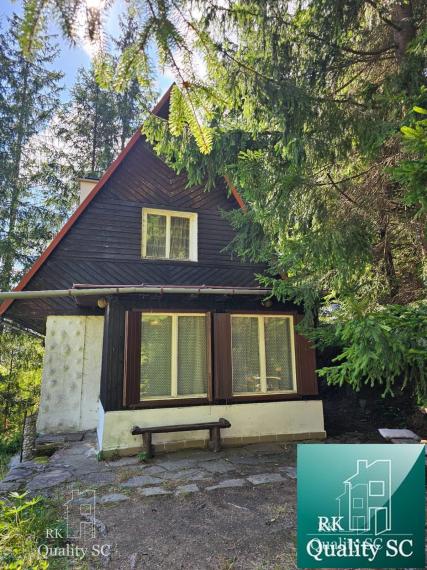 NOVÁ CENA !! Kysuce - Obec Klokočov časť Vrchpredmier - EXKLUZÍVNE NA PREDAJ 3 izbová murovaná rekreačná chata v lone prírody