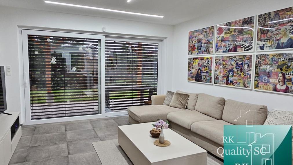 REZERVOVANÉ - SENEC Gardens – Na prenájom zariadený 4. izbový bungalov  s parkovaním pre dve autá.