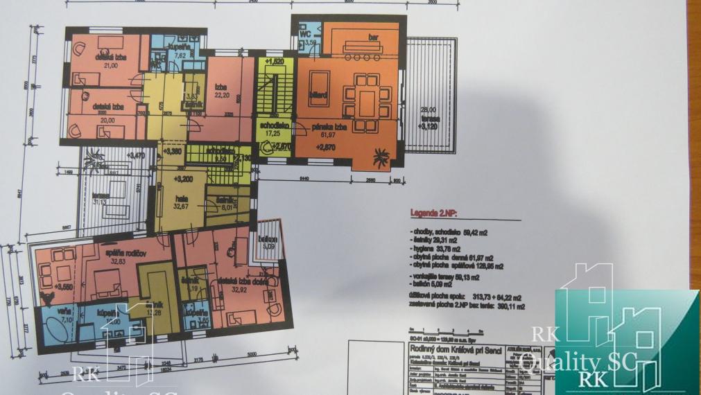NOVÁ CENA - okr. SENEC - KRÁĽOVÁ PRI SENCI – NA PREDAJ – PRE NÁROČNÝCH rozostavaný rodinný dom v centre obce s veľkým pozemkom vyše 23á