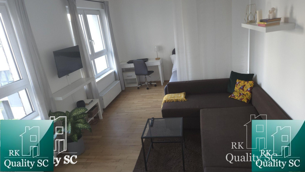 PREDANÉ - Bratislava II - Ružinov - Nivy - NA PREDAJ 1 izbový priestranný byt + garáž v polyfunkčnom dome MEINL RESIDENCE