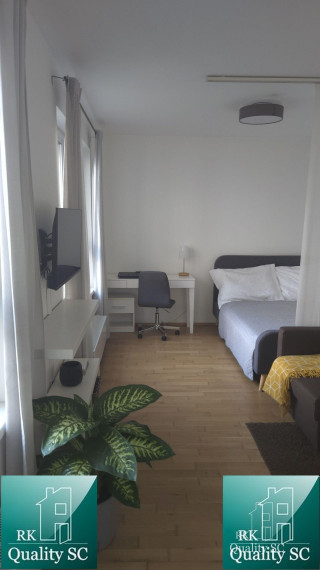 PREDANÉ - Bratislava II - Ružinov - Nivy - NA PREDAJ 1 izbový priestranný byt + garáž v polyfunkčnom dome MEINL RESIDENCE