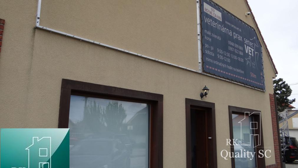 NA PRENÁJOM – komerčný priestor na podnikanie v rodinnom dome v blízkosti centra mesta SENEC - ul. Šafárikova