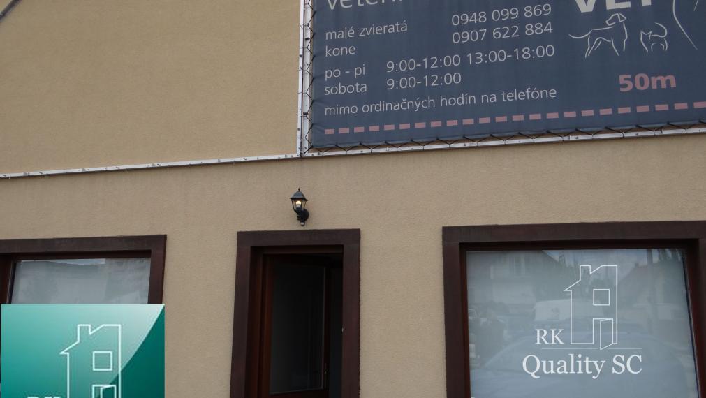 NA PRENÁJOM – komerčný priestor na podnikanie v rodinnom dome v blízkosti centra mesta SENEC - ul. Šafárikova