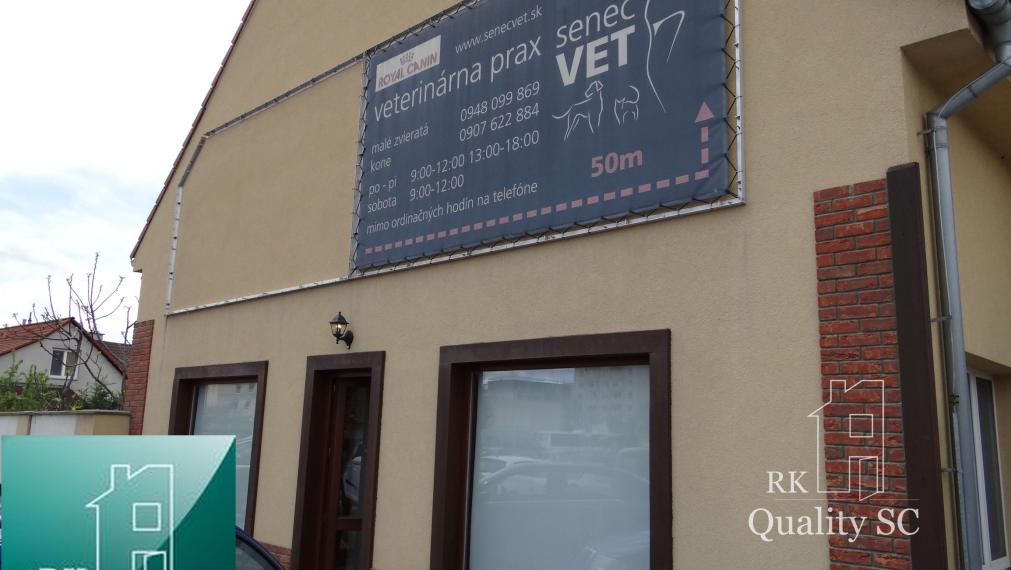 NA PRENÁJOM – komerčný priestor na podnikanie v rodinnom dome v blízkosti centra mesta SENEC - ul. Šafárikova