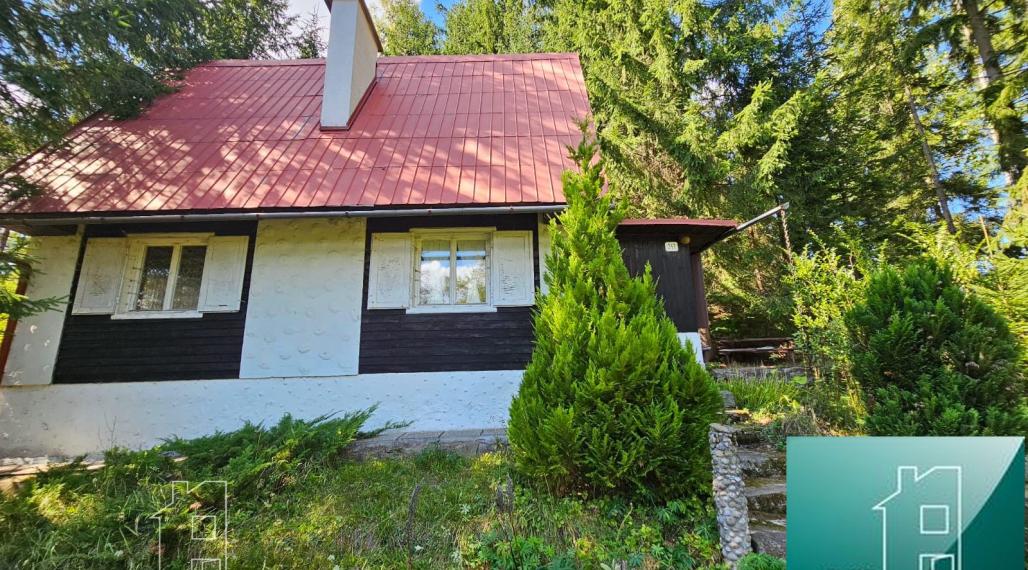 NOVÁ CENA !! Kysuce - Obec Klokočov časť Vrchpredmier - EXKLUZÍVNE NA PREDAJ 3 izbová murovaná rekreačná chata v lone prírody