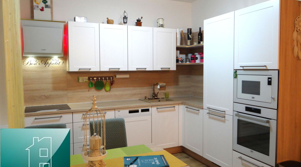 ZĽAVOVÁ KAMPAŇ - NOVOSTAVBA - 2 izbový zariadený byt s terasou, záhradou, záhr. domčekom a parkingom - Holubia - NOVÁ TEHELŇA