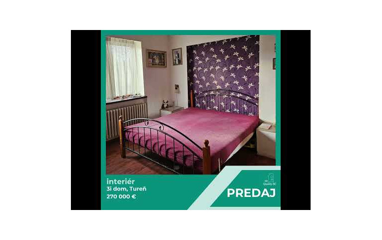 🏡 RODINNÝ DOM NA PREDAJ - TUREŇ - okres SENEC