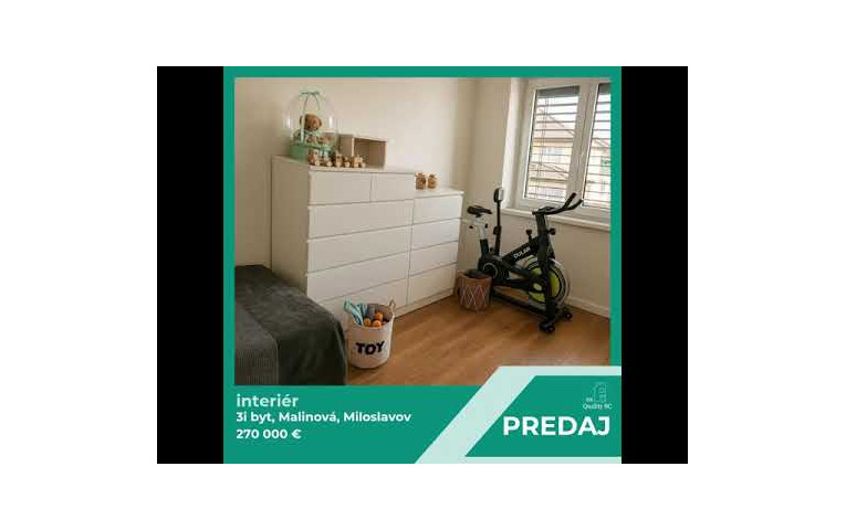 🏡 NA PREDAJ 3 izbový byt v rodinnom dome s krásnou záhradou - Miloslavov