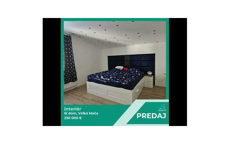 🏡 NA PREDAJ 6i RODINNÝ DOM S GARÁŽOU - VEĽKÁ MAČA